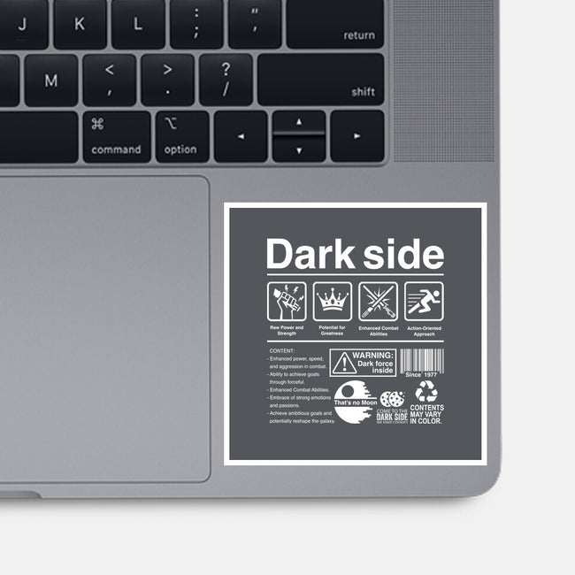 Dark Side Label-None-Glossy-Sticker-DrMonekers