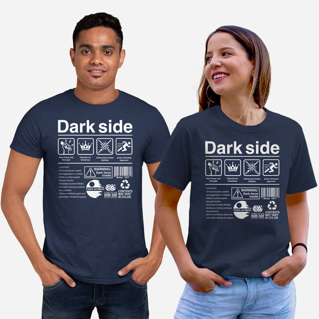 Dark Side Label-Unisex-Basic-Tee-DrMonekers
