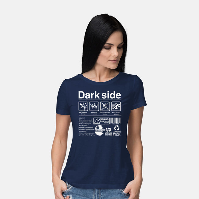 Dark Side Label-Womens-Basic-Tee-DrMonekers