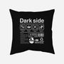 Dark Side Label-None-Removable Cover w Insert-Throw Pillow-DrMonekers