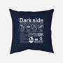 Dark Side Label-None-Removable Cover w Insert-Throw Pillow-DrMonekers