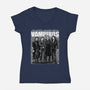 Vampiros-Womens-V-Neck-Tee-zascanauta