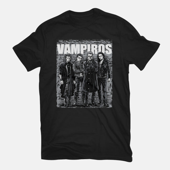 Vampiros-Womens-Fitted-Tee-zascanauta