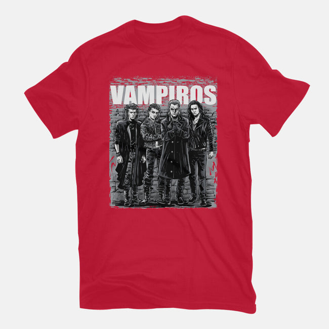 Vampiros-Womens-Fitted-Tee-zascanauta