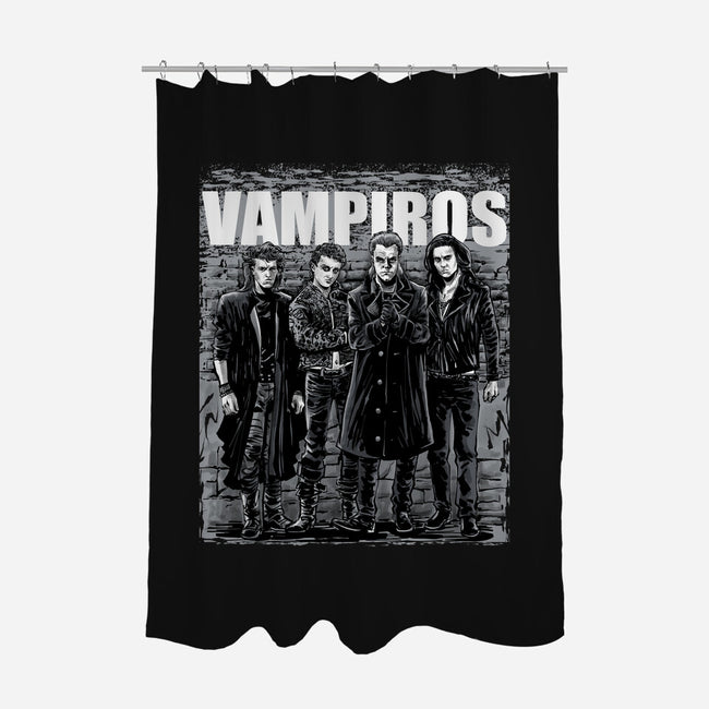 Vampiros-None-Polyester-Shower Curtain-zascanauta