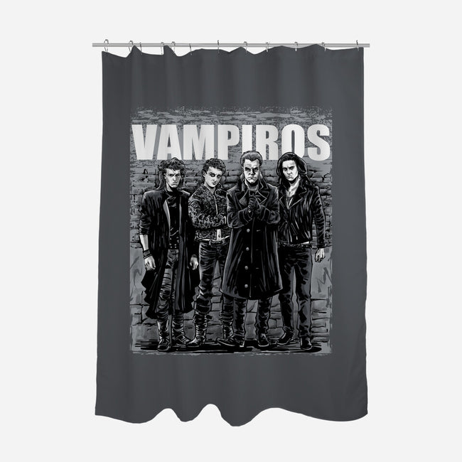 Vampiros-None-Polyester-Shower Curtain-zascanauta
