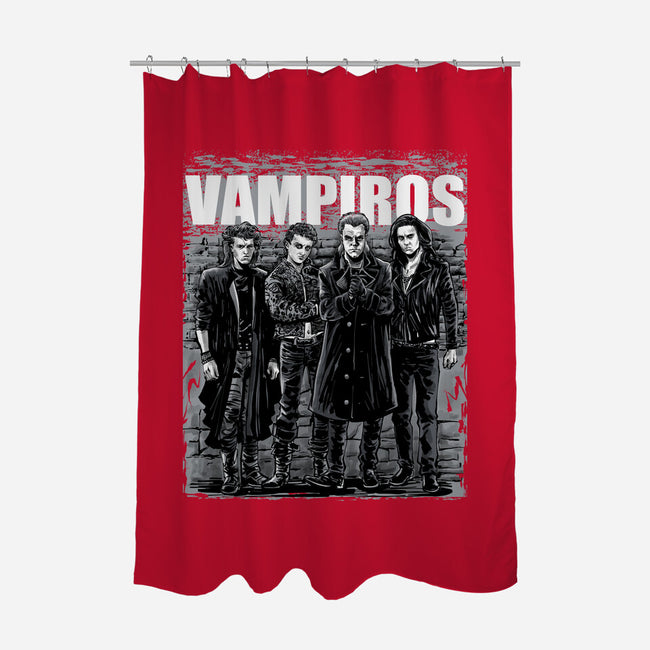Vampiros-None-Polyester-Shower Curtain-zascanauta