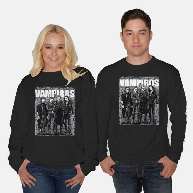 Vampiros-Unisex-Crew Neck-Sweatshirt-zascanauta