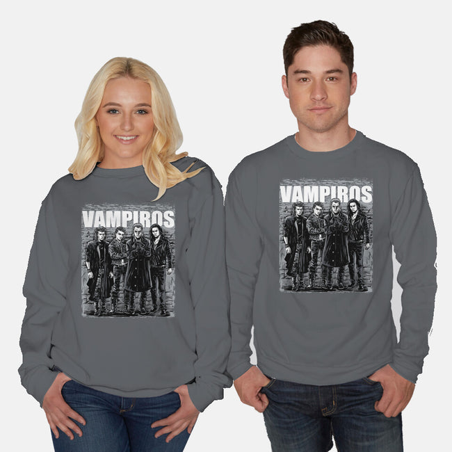 Vampiros-Unisex-Crew Neck-Sweatshirt-zascanauta