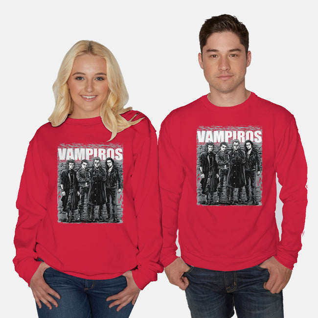 Vampiros-Unisex-Crew Neck-Sweatshirt-zascanauta