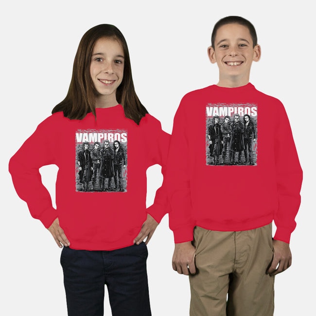 Vampiros-Youth-Crew Neck-Sweatshirt-zascanauta