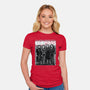 Vampiros-Womens-Fitted-Tee-zascanauta