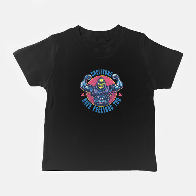 Skeletons Have Feelings Too-Baby-Basic-Tee-glitchygorilla