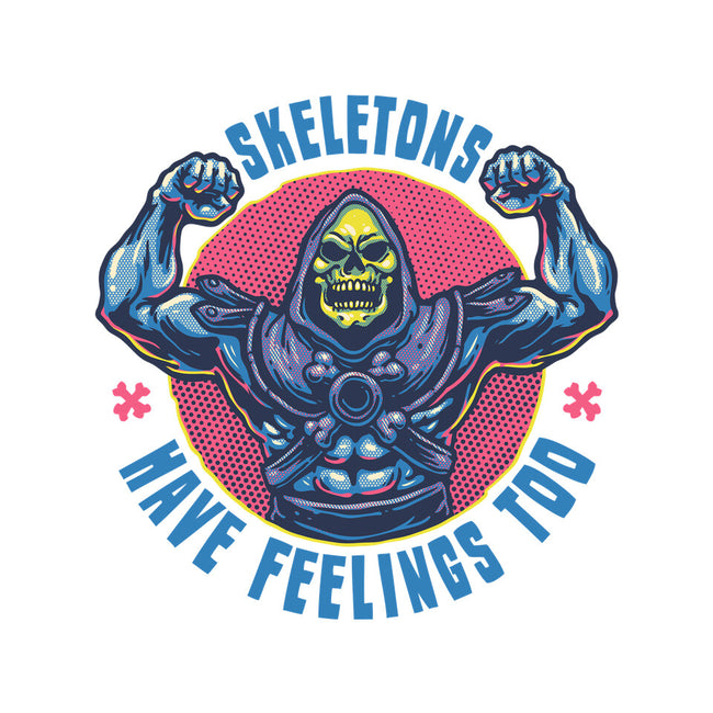Skeletons Have Feelings Too-Womens-Fitted-Tee-glitchygorilla