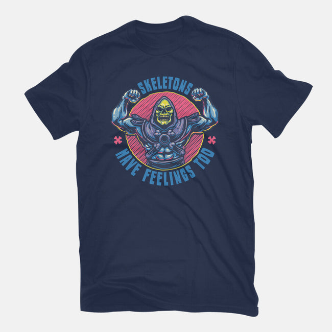Skeletons Have Feelings Too-Womens-Fitted-Tee-glitchygorilla
