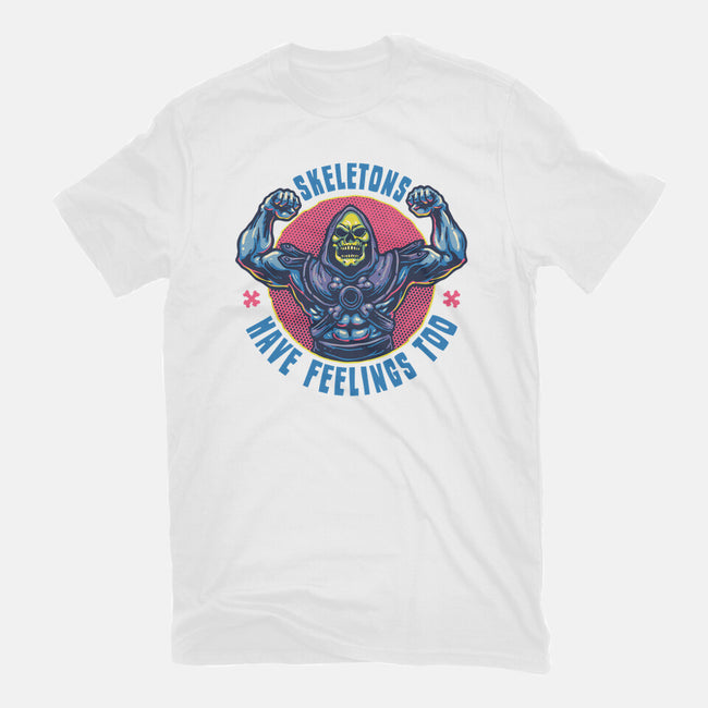 Skeletons Have Feelings Too-Womens-Fitted-Tee-glitchygorilla