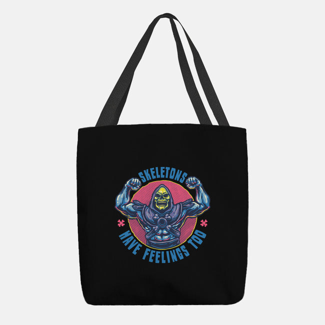 Skeletons Have Feelings Too-None-Basic Tote-Bag-glitchygorilla