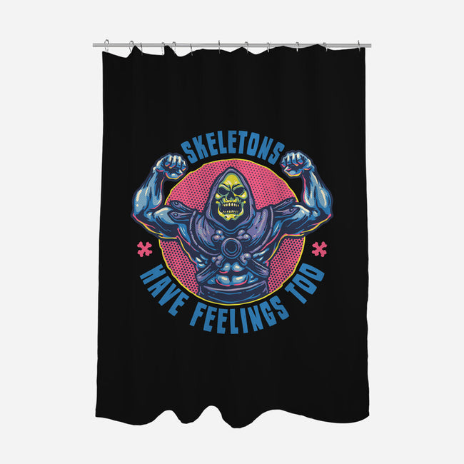 Skeletons Have Feelings Too-None-Polyester-Shower Curtain-glitchygorilla