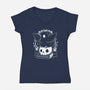 Never More Crow-Womens-V-Neck-Tee-Vallina84