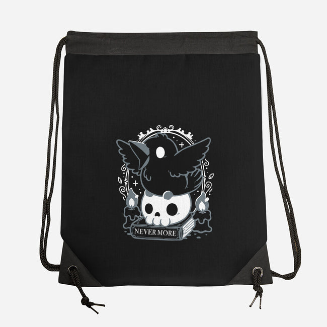 Never More Crow-None-Drawstring-Bag-Vallina84