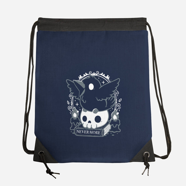 Never More Crow-None-Drawstring-Bag-Vallina84