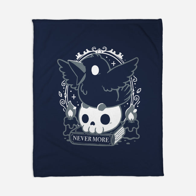 Never More Crow-None-Fleece-Blanket-Vallina84