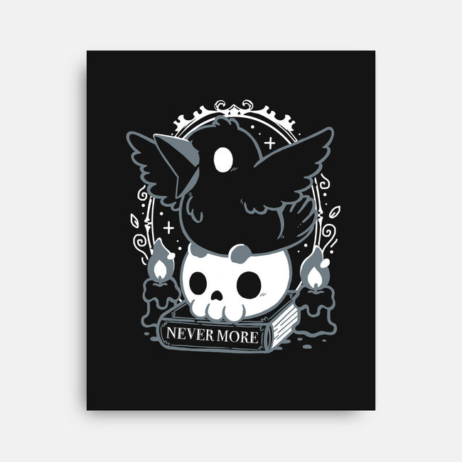 Never More Crow-None-Stretched-Canvas-Vallina84