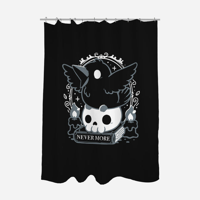 Never More Crow-None-Polyester-Shower Curtain-Vallina84