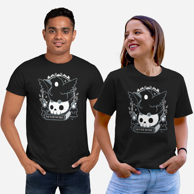 Never More Crow-Unisex-Basic-Tee-Vallina84