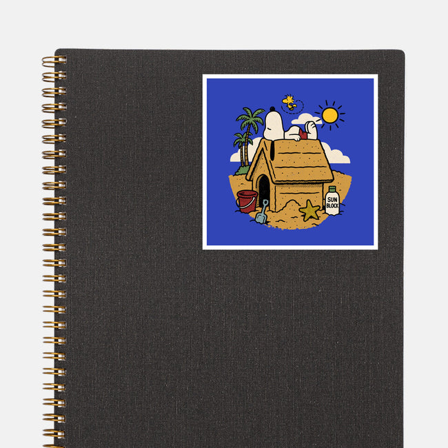 Beach Mode Activated-None-Glossy-Sticker-Popnotic