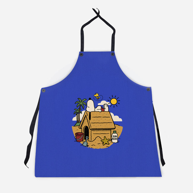 Beach Mode Activated-Unisex-Kitchen-Apron-Popnotic