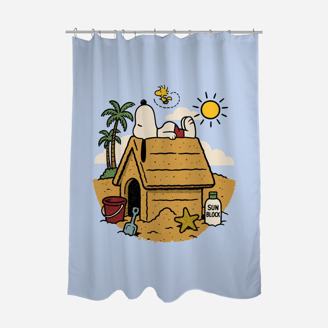 Beach Mode Activated-None-Polyester-Shower Curtain-Popnotic