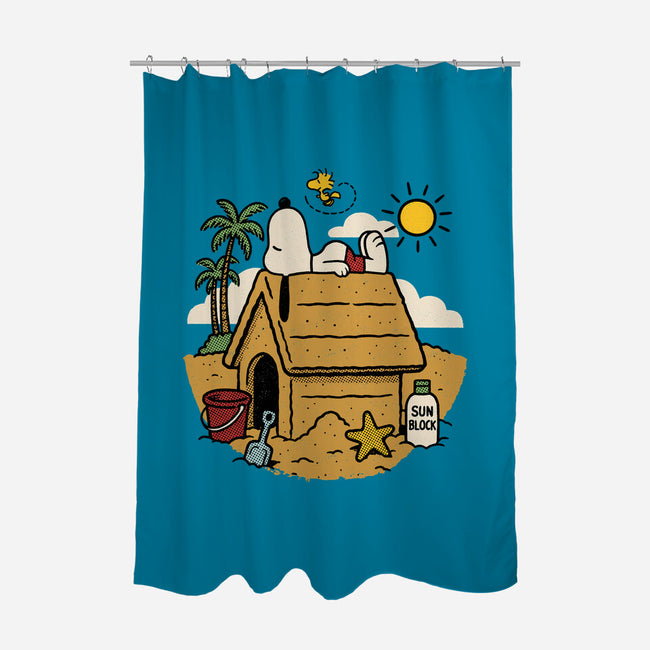 Beach Mode Activated-None-Polyester-Shower Curtain-Popnotic