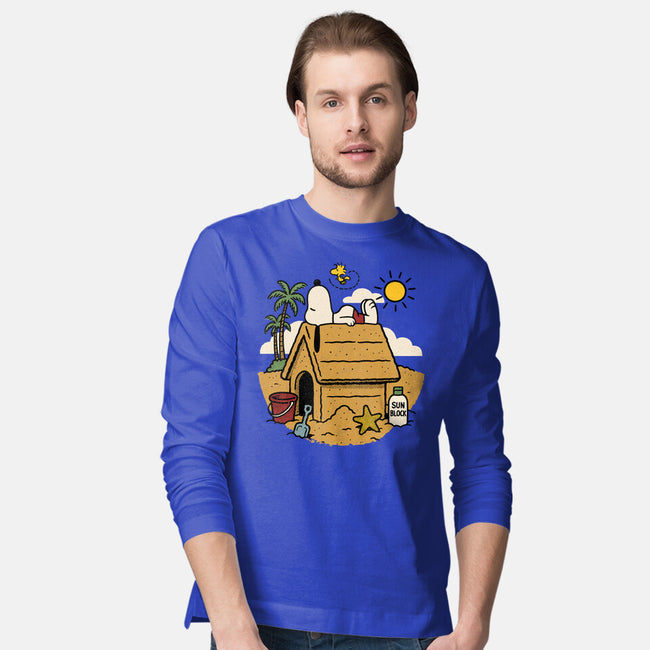 Beach Mode Activated-Mens-Long Sleeved-Tee-Popnotic