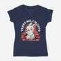 Trust Me I'm Cute-Womens-V-Neck-Tee-Popnotic