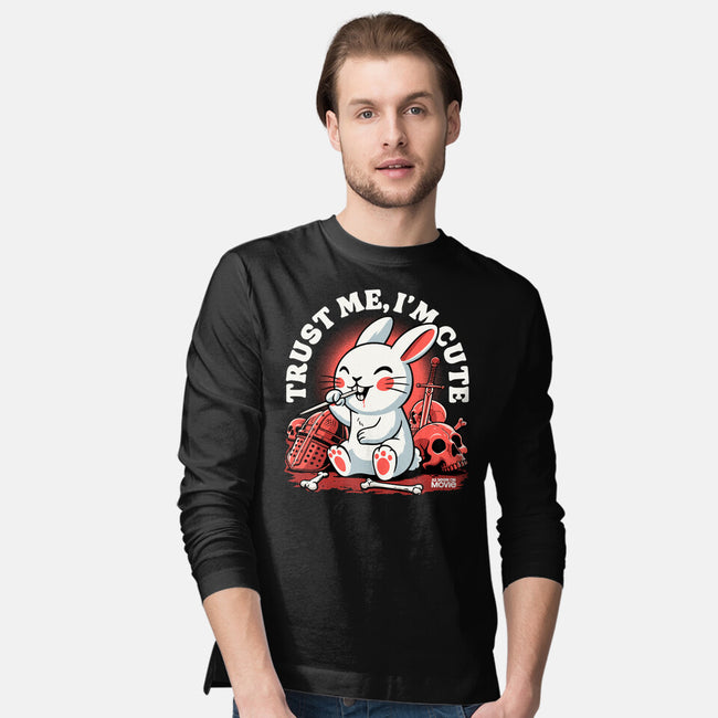 Trust Me I'm Cute-Mens-Long Sleeved-Tee-Popnotic