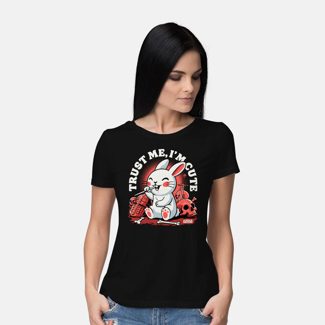 Trust Me I'm Cute-Womens-Basic-Tee-Popnotic