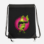 A Earthworm With A Robotic Suit-None-Drawstring-Bag-sachpica