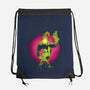 A Earthworm With A Robotic Suit-None-Drawstring-Bag-sachpica