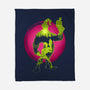 A Earthworm With A Robotic Suit-None-Fleece-Blanket-sachpica