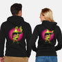 A Earthworm With A Robotic Suit-Unisex-Zip-Up-Sweatshirt-sachpica