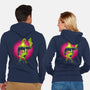 A Earthworm With A Robotic Suit-Unisex-Zip-Up-Sweatshirt-sachpica