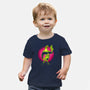 A Earthworm With A Robotic Suit-Baby-Basic-Tee-sachpica