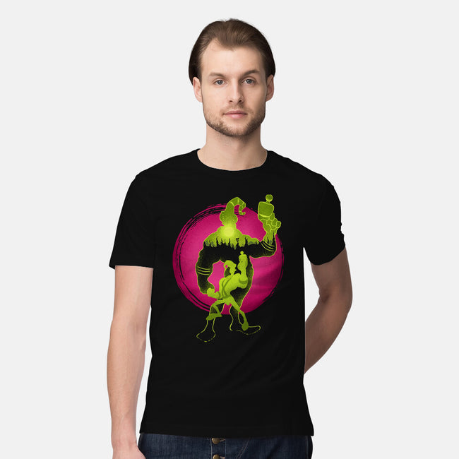 A Earthworm With A Robotic Suit-Mens-Premium-Tee-sachpica