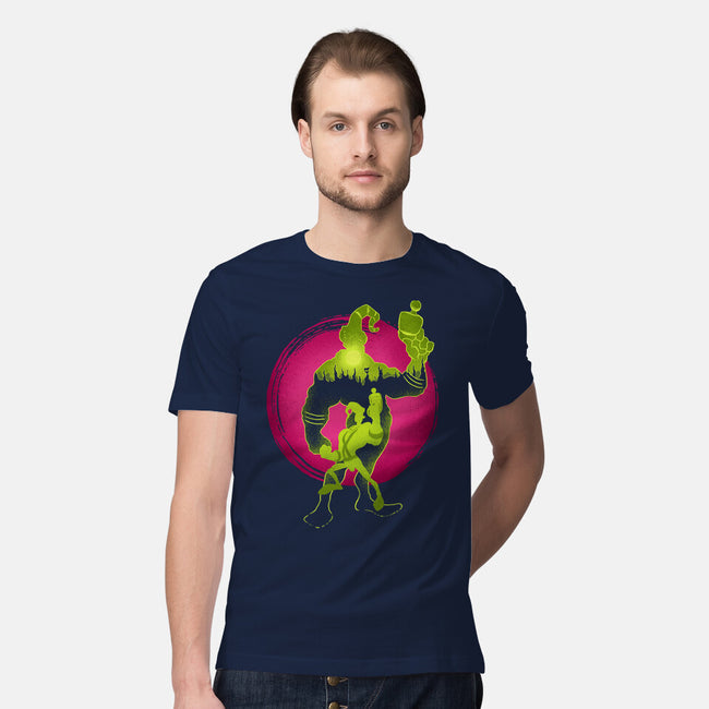 A Earthworm With A Robotic Suit-Mens-Premium-Tee-sachpica