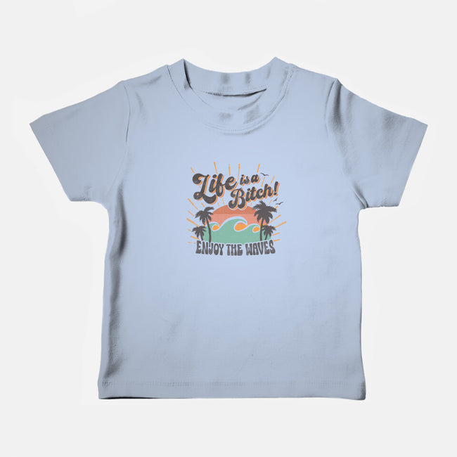 Enjoy The Waves-Baby-Basic-Tee-Estudio Horta