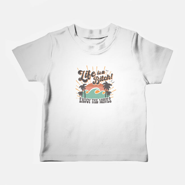 Enjoy The Waves-Baby-Basic-Tee-Estudio Horta