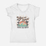 Enjoy The Waves-Womens-V-Neck-Tee-Estudio Horta