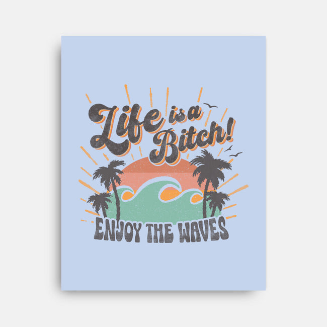 Enjoy The Waves-None-Stretched-Canvas-Estudio Horta