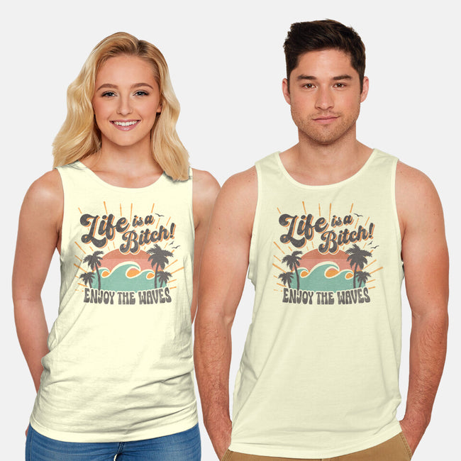 Enjoy The Waves-Unisex-Basic-Tank-Estudio Horta